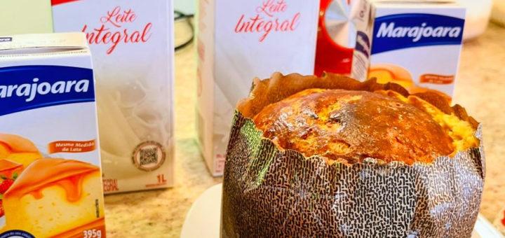 Influenciadores topam desafio e preparam receita de panetone com pequi e linguiça