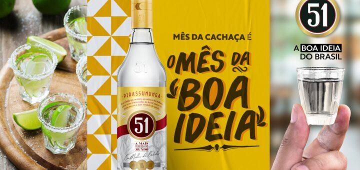 Setembro é o Mês da Boa Ideia em nova campanha da Cachaça 51