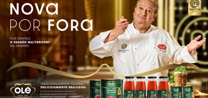Olé Alimentos é escolhida pela Endemol Shine Brasil para linha MasterChef e traz Erick Jacquin como embaixador
