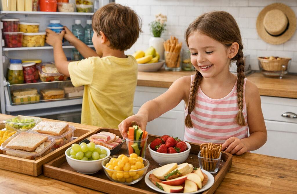 Crianças em casa nas férias: dicas simples para organizar a alimentação e evitar o “tô com fome” o dia inteiro