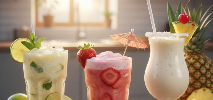 3 drinks com leite condensado para o Carnaval