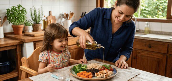 Mês Global da Nutrição Infantil: como incorporar o azeite extra virgem na alimentação das crianças desde cedo