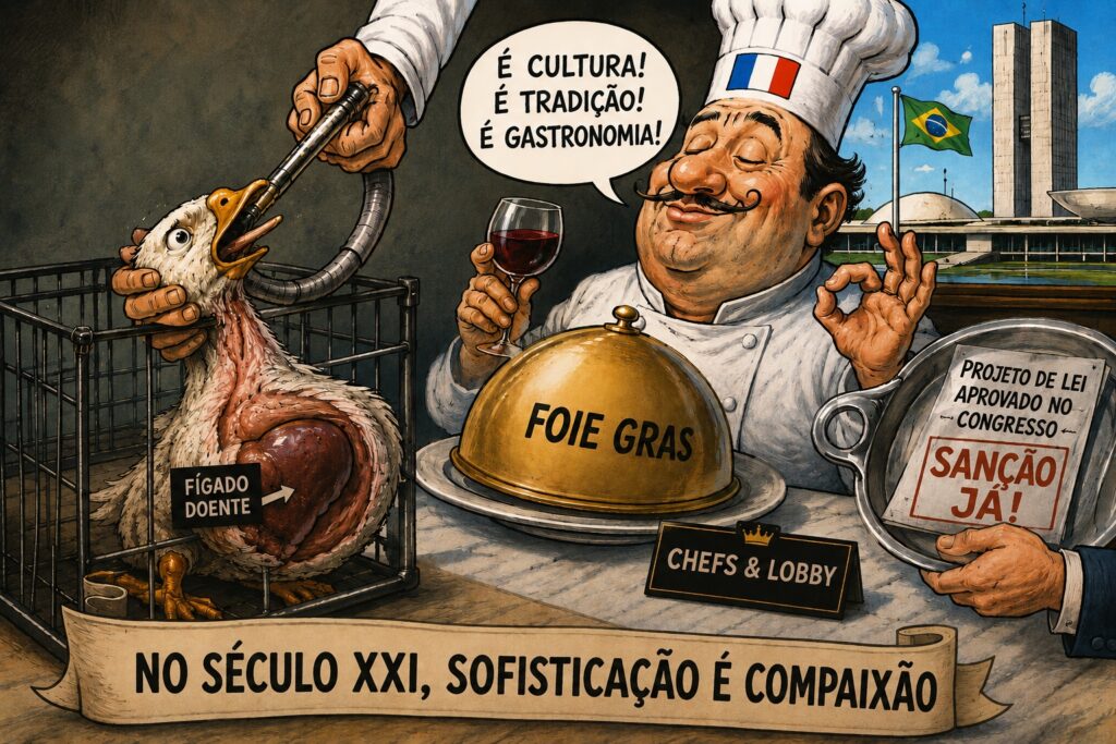 Foie gras: quando a tradição vira desculpa para a crueldade
