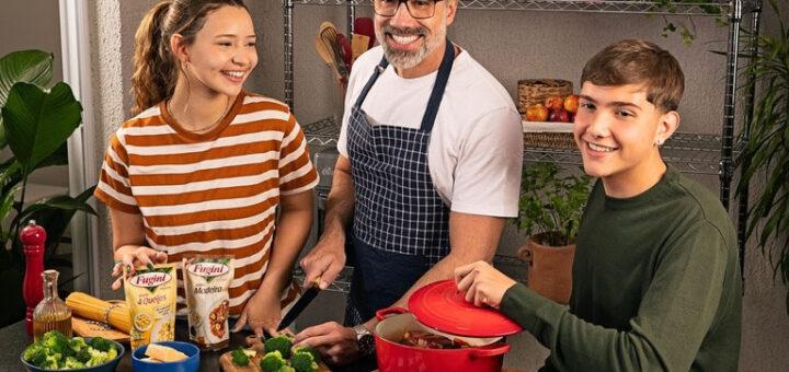Fugini mostra como a praticidade na cozinha pode virar tempo de qualidade em família