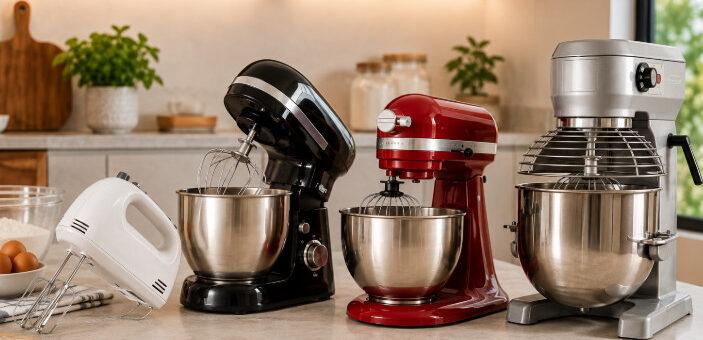 Portátil, comum, planetária ou industrial: descubra quatro tipos de batedeira e saiba qual é a ideal para sua cozinha