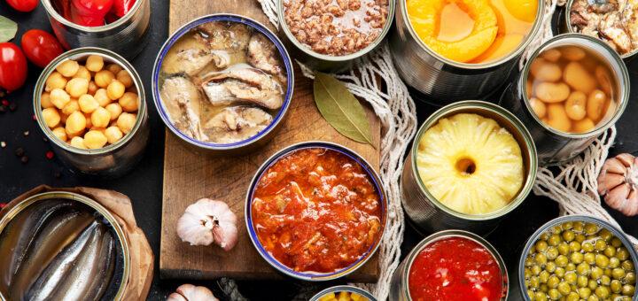 Latas de aço ajudam a garantir segurança de alimentos em situações de emergência
